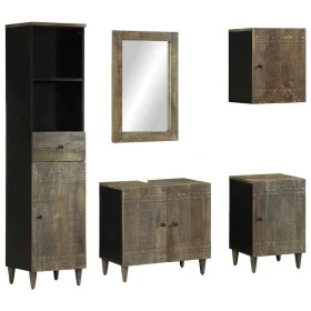 Conjunto de muebles de baño 5 piezas madera maciza de mango von , Badezimmermöbel - Ref: Foro24-3310021, Preis: 450,81 €, Rab...