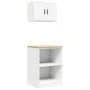 Armarios 2 uds para garaje madera de ingeniería blanco von , Armarios industriales - Ref: Foro24-3328278, Preis: 109,95 €, Ra...