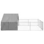 Caseta perros exterior con corral 6x3x1,9 m acero galvanizado by , Dog kennels - Ref: Foro24-3329242, Price: 260,76 €, Discou...