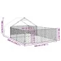Caseta perros exterior con corral 6x3x1,9 m acero galvanizado by , Dog kennels - Ref: Foro24-3329242, Price: 260,76 €, Discou...