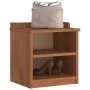 Banco de recibidor SANDNES madera maciza de pino 45x40x50 cm by , Benches for halls and storage - Ref: Foro24-4010442, Price:...