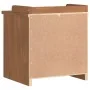 Banco de recibidor SANDNES madera maciza de pino 45x40x50 cm by , Benches for halls and storage - Ref: Foro24-4010442, Price:...