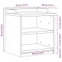 Banco de recibidor SANDNES madera maciza de pino 45x40x50 cm by , Benches for halls and storage - Ref: Foro24-4010442, Price:...