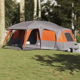 Tienda familiar con porche 9 personas impermeable gris naranja von , Zelte - Ref: Foro24-4009586, Preis: 324,92 €, Rabatt: %