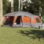 Tienda familiar con porche 9 personas impermeable gris naranja von , Zelte - Ref: Foro24-4009586, Preis: 331,41 €, Rabatt: %