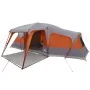 Tienda familiar con porche 9 personas impermeable gris naranja von , Zelte - Ref: Foro24-4009586, Preis: 331,41 €, Rabatt: %