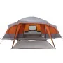 Tienda familiar con porche 9 personas impermeable gris naranja von , Zelte - Ref: Foro24-4009586, Preis: 331,41 €, Rabatt: %