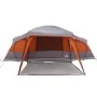Tienda familiar con porche 9 personas impermeable gris naranja von , Zelte - Ref: Foro24-4009586, Preis: 331,41 €, Rabatt: %