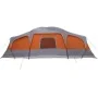 Tienda familiar con porche 9 personas impermeable gris naranja von , Zelte - Ref: Foro24-4009586, Preis: 331,41 €, Rabatt: %