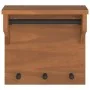 Perchero de pared SANDNES madera maciza pino 43x30x42cm von , Hut- und Garderobenständer - Ref: Foro24-4010454, Preis: 40,29 ...