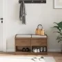 Banco de recibidor SANDNES madera maciza de pino 87x40x50 cm by , Benches for halls and storage - Ref: Foro24-4010461, Price:...