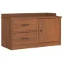 Banco de recibidor SANDNES madera maciza de pino 87x40x50 cm by , Benches for halls and storage - Ref: Foro24-4010463, Price:...