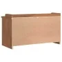 Banco de recibidor SANDNES madera maciza de pino 87x40x50 cm by , Benches for halls and storage - Ref: Foro24-4010463, Price:...