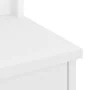 Perchero de entrada SANDENS madera pino blanco 45x40x159,5 cm von , Bänke für Hallen und Lager - Ref: Foro24-4010480, Preis: ...