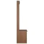 Perchero de entrada SANDENS madera maciza de pino 87x40x159,5cm de , Bancos para recibidores y almacenamiento - Ref: Foro24-4...