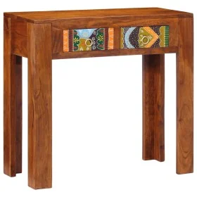 Mesa consola madera maciza de acacia 80x35x75 cm by , console tables - Ref: Foro24-4016496, Price: 149,88 €, Discount: %