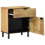 Mesita de noche madera maciza de mango 50x33x60 cm marrón de , Mesitas de noche - Ref: Foro24-4017728, Precio: 95,51 €, Descu...