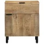 Mesita de noche madera maciza de mango 50x33x60 cm marrón de , Mesitas de noche - Ref: Foro24-4017728, Precio: 95,51 €, Descu...