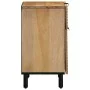 Mesita de noche madera maciza de mango 50x33x60 cm marrón de , Mesitas de noche - Ref: Foro24-4017728, Precio: 95,51 €, Descu...