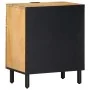 Mesita de noche madera maciza de mango 50x33x60 cm marrón de , Mesitas de noche - Ref: Foro24-4017728, Precio: 95,51 €, Descu...