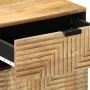 Mesita de noche madera maciza de mango 50x33x60 cm marrón de , Mesitas de noche - Ref: Foro24-4017728, Precio: 95,51 €, Descu...