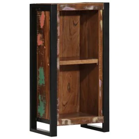 Mesita de noche de madera maciza reciclada 40x30x80 cm von , CD- und DVD-Speicher - Ref: Foro24-4013600, Preis: 129,80 €, Rab...