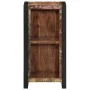Mesita de noche de madera maciza reciclada 40x30x80 cm von , CD- und DVD-Speicher - Ref: Foro24-4013600, Preis: 129,80 €, Rab...