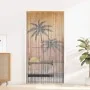 Cortina para puerta insectos estampado palmeras 100x220cm bambú by , Mosquito nets for windows - Ref: Foro24-4017446, Price: ...