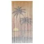 Cortina para puerta insectos estampado palmeras 100x220cm bambú by , Mosquito nets for windows - Ref: Foro24-4017446, Price: ...