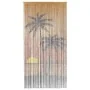 Cortina para puerta insectos estampado palmeras 90x220cm bambú de , Mosquiteras para ventanas - Ref: Foro24-4017444, Precio: ...