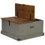 Baúl de almacenamiento HALDEN gris 91x91x47 cm madera maciza de , Baúles de almacenamiento - Ref: Foro24-4018407, Precio: 235...