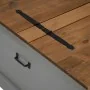 Baúl de almacenamiento HALDEN gris 91x91x47 cm madera maciza de , Baúles de almacenamiento - Ref: Foro24-4018407, Precio: 235...