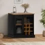 Aparador HALDEN con puerta corredera negro 80x40x80 cm von , Sideboards - Ref: Foro24-4018424, Preis: 214,07 €, Rabatt: %