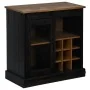 Aparador HALDEN con puerta corredera negro 80x40x80 cm von , Sideboards - Ref: Foro24-4018424, Preis: 214,07 €, Rabatt: %