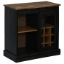 Aparador HALDEN con puerta corredera negro 80x40x80 cm von , Sideboards - Ref: Foro24-4018424, Preis: 214,07 €, Rabatt: %