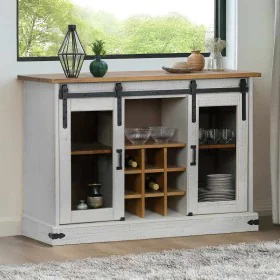 Aparador HALDEN 2 puertas correderas blanco 112x40x80 cm von , Sideboards - Ref: Foro24-4018426, Preis: 278,18 €, Rabatt: %
