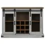 Aparador HALDEN 2 puertas correderas blanco 112x40x80 cm by , Sideboards - Ref: Foro24-4018426, Price: 278,18 €, Discount: %