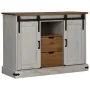 Aparador HALDEN 2 puertas correderas blanco 112x40x80 cm by , Sideboards - Ref: Foro24-4018430, Price: 304,73 €, Discount: %