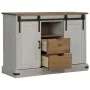 Aparador HALDEN 2 puertas correderas blanco 112x40x80 cm by , Sideboards - Ref: Foro24-4018430, Price: 304,73 €, Discount: %
