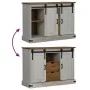 Aparador HALDEN 2 puertas correderas blanco 112x40x80 cm by , Sideboards - Ref: Foro24-4018430, Price: 304,73 €, Discount: %