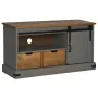 Mueble de TV HALDEN con puerta corredera gris 110x40x60 cm by , TV Furniture - Ref: Foro24-4018411, Price: 209,52 €, Discount: %