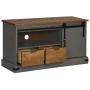Mueble de TV HALDEN con puerta corredera gris 110x40x60 cm by , TV Furniture - Ref: Foro24-4018411, Price: 209,52 €, Discount: %
