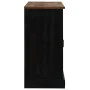 Aparador HALDEN 2 puertas correderas negro 112x40x80 cm by , Sideboards - Ref: Foro24-4018432, Price: 274,59 €, Discount: %