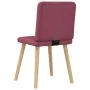 Sillas de comedor 2 unidades tela rojo tinto de , Sillas de comedor - Ref: Foro24-4101147, Precio: 103,24 €, Descuento: %