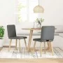 Sillas de comedor 2 unidades tela gris oscuro by , dining chairs - Ref: Foro24-4101145, Price: 104,06 €, Discount: %