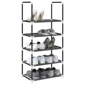 Zapatero 5 niveles negro 44x28x94 cm tejido no tejido von , Schuhregale und Schuhorganisatoren - Ref: Foro24-4100618, Preis: ...