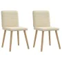 Sillas de comedor 2 unidades tela color crema von , Essstühle - Ref: Foro24-4101151, Preis: 103,24 €, Rabatt: %