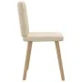 Sillas de comedor 2 unidades tela color crema von , Essstühle - Ref: Foro24-4101151, Preis: 103,24 €, Rabatt: %