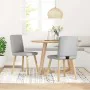 Sillas de comedor 2 uds tela gris nube de , Sillas de comedor - Ref: Foro24-4101130, Precio: 103,64 €, Descuento: %