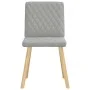 Sillas de comedor 2 uds tela gris nube de , Sillas de comedor - Ref: Foro24-4101130, Precio: 103,64 €, Descuento: %